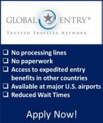 Classic Travel - News - Benefits of Global Entry